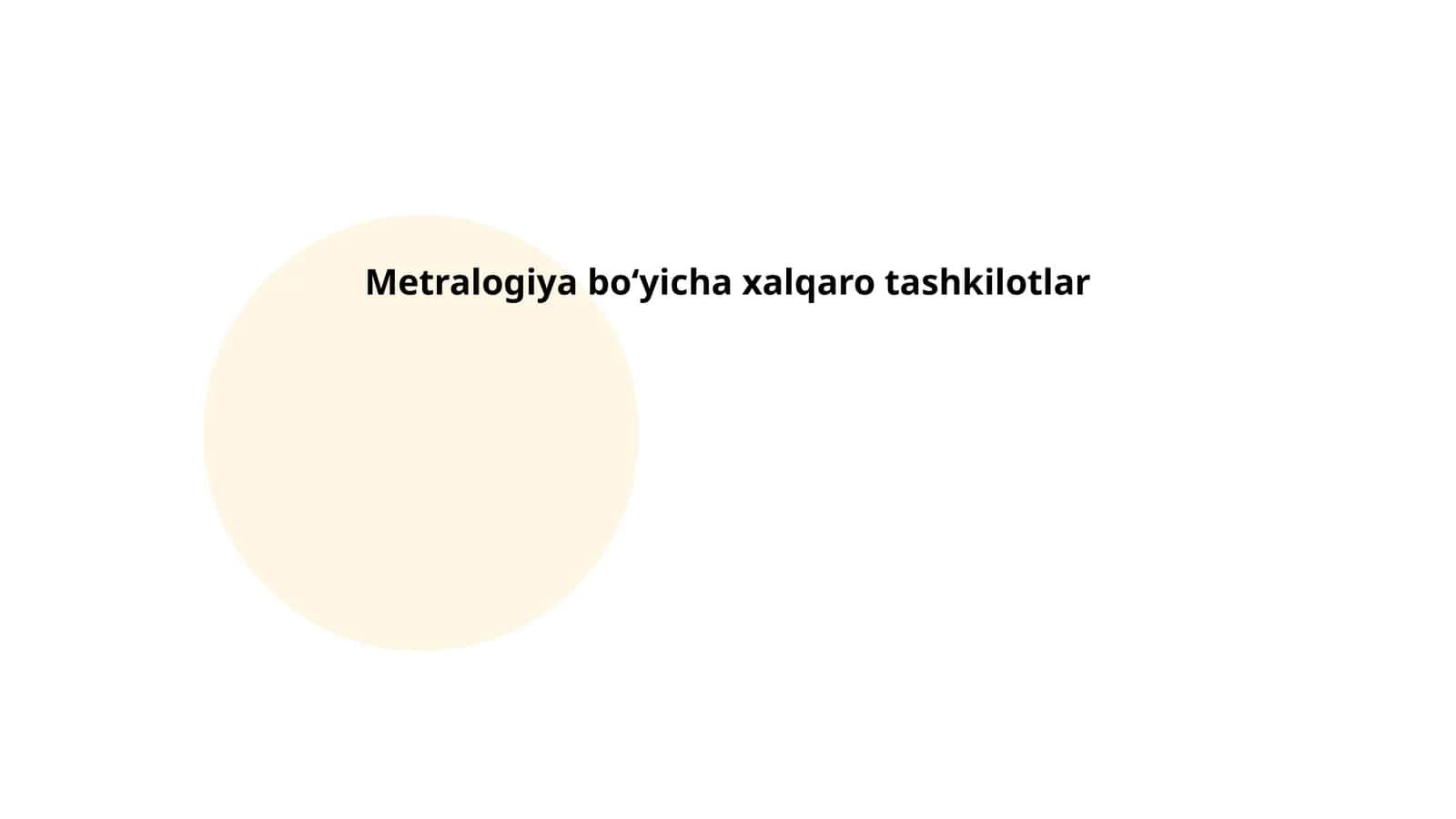 Metralogiya boʻyicha xalqaro tashkilotlar