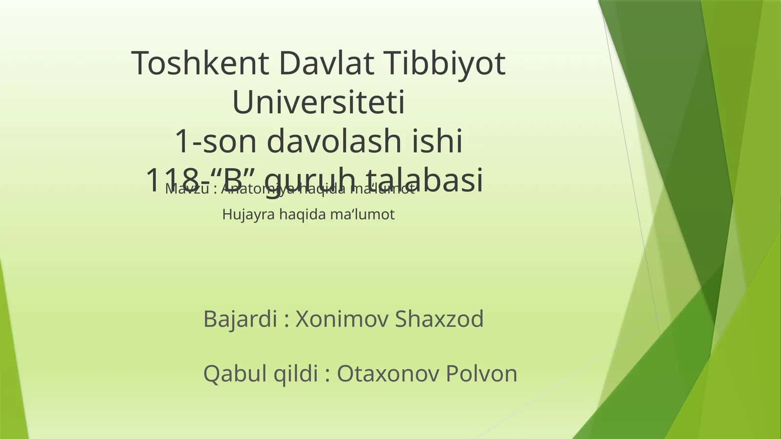 Anatomiyahaqidama‘lumot