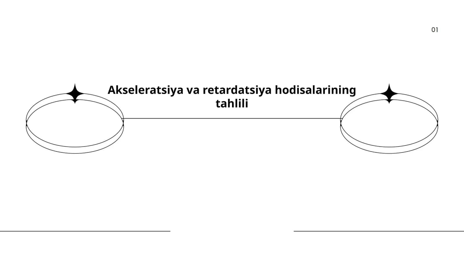 Akseleratsiya va retardatsiya hodisalarining tahlili