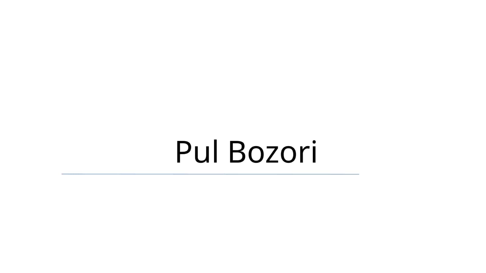 Pul Bozori