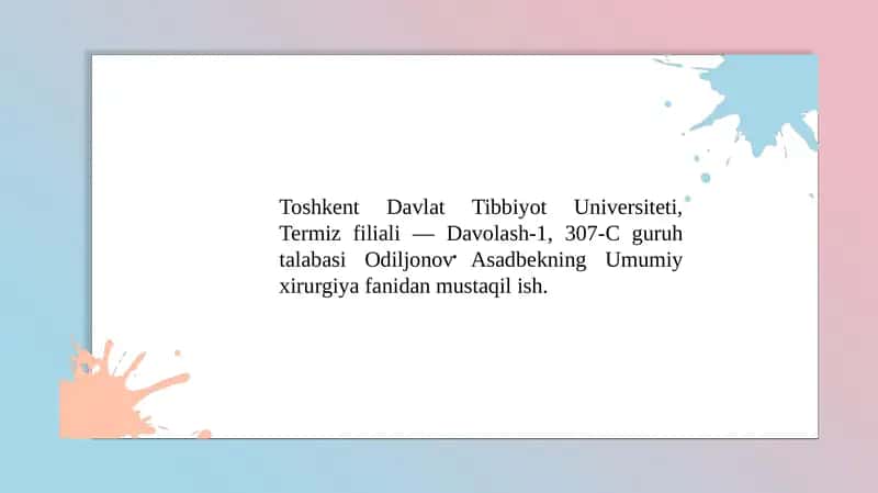 Zamonaviy fizik antiseptika usullari. Kimyoviy va biologik antiseptikalar guruhlari.