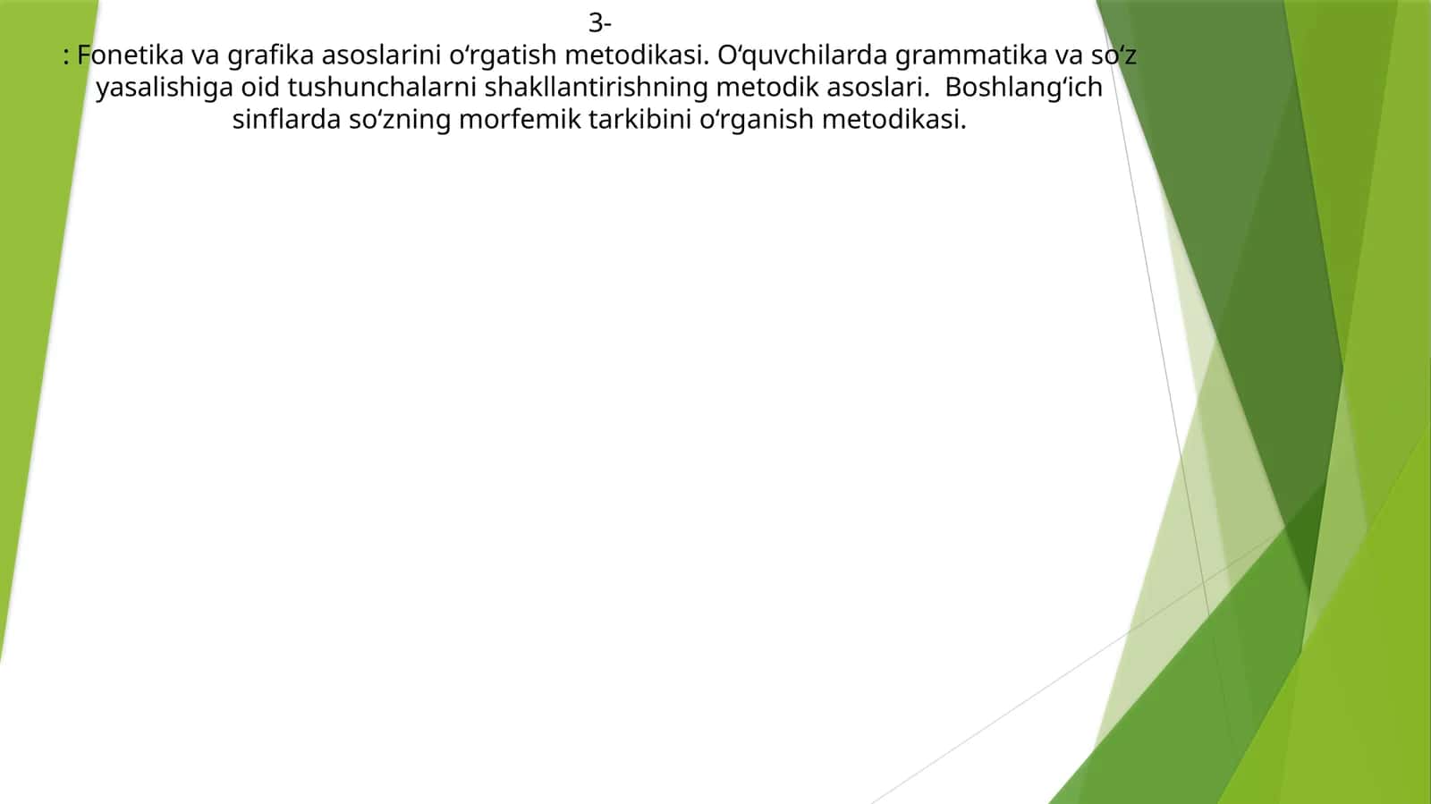 Fonetika va grafika asoslari