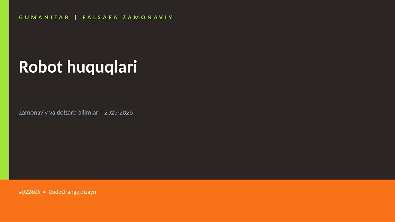 Robot huquqlari