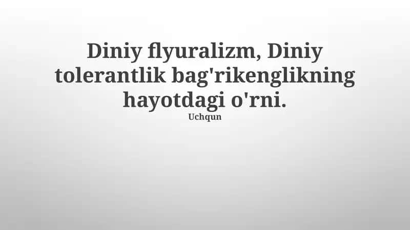 Dinlarning ko'pligi