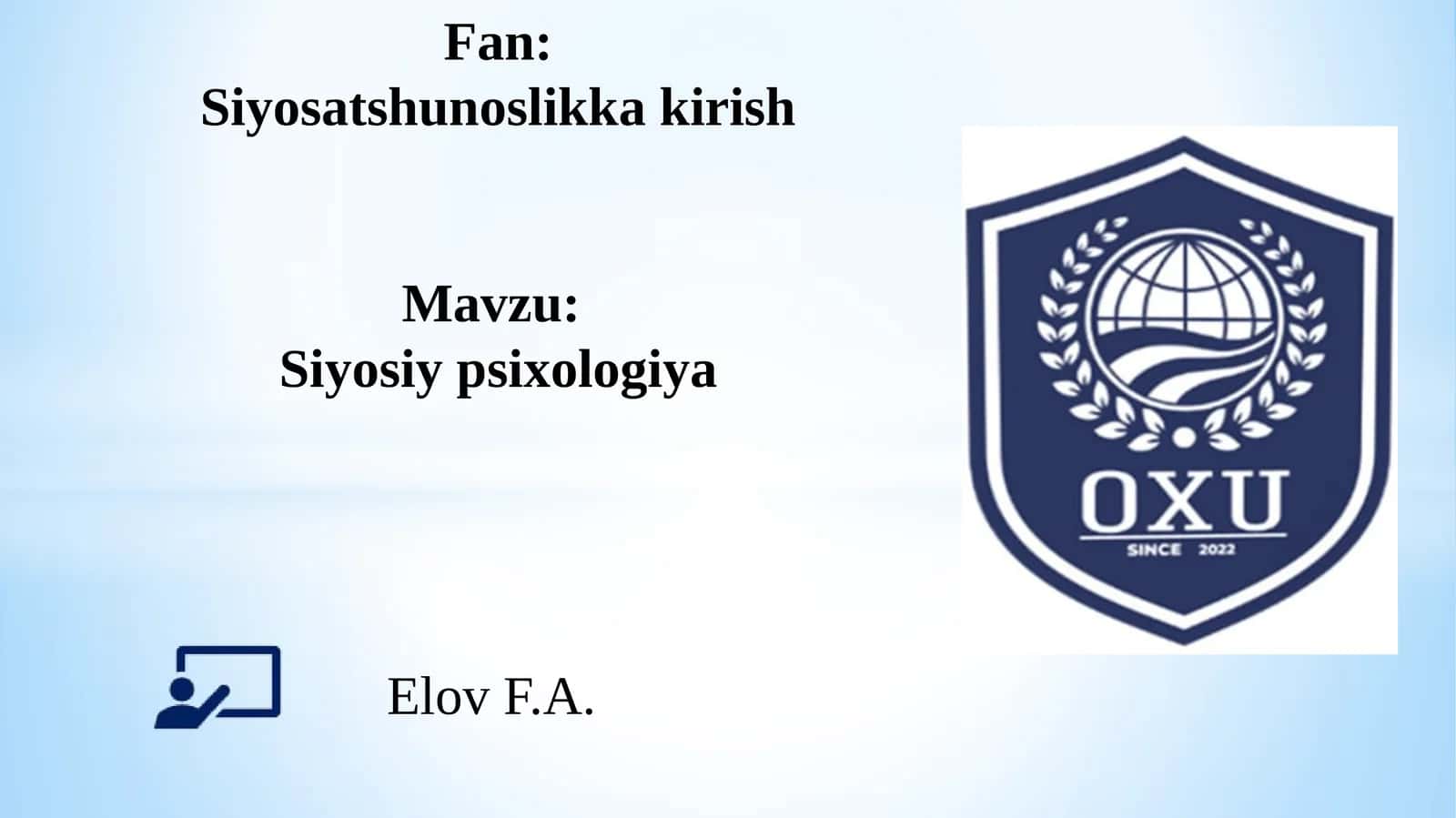 Siyosiy psixologiya