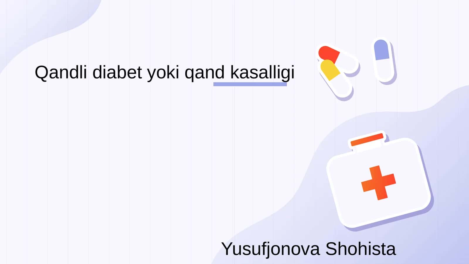 Qandli diabet yoki qand kasalligi