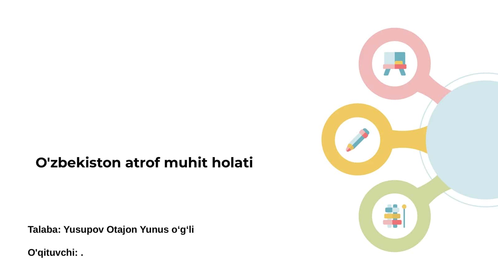 O'zbekiston atrof muhit holati
