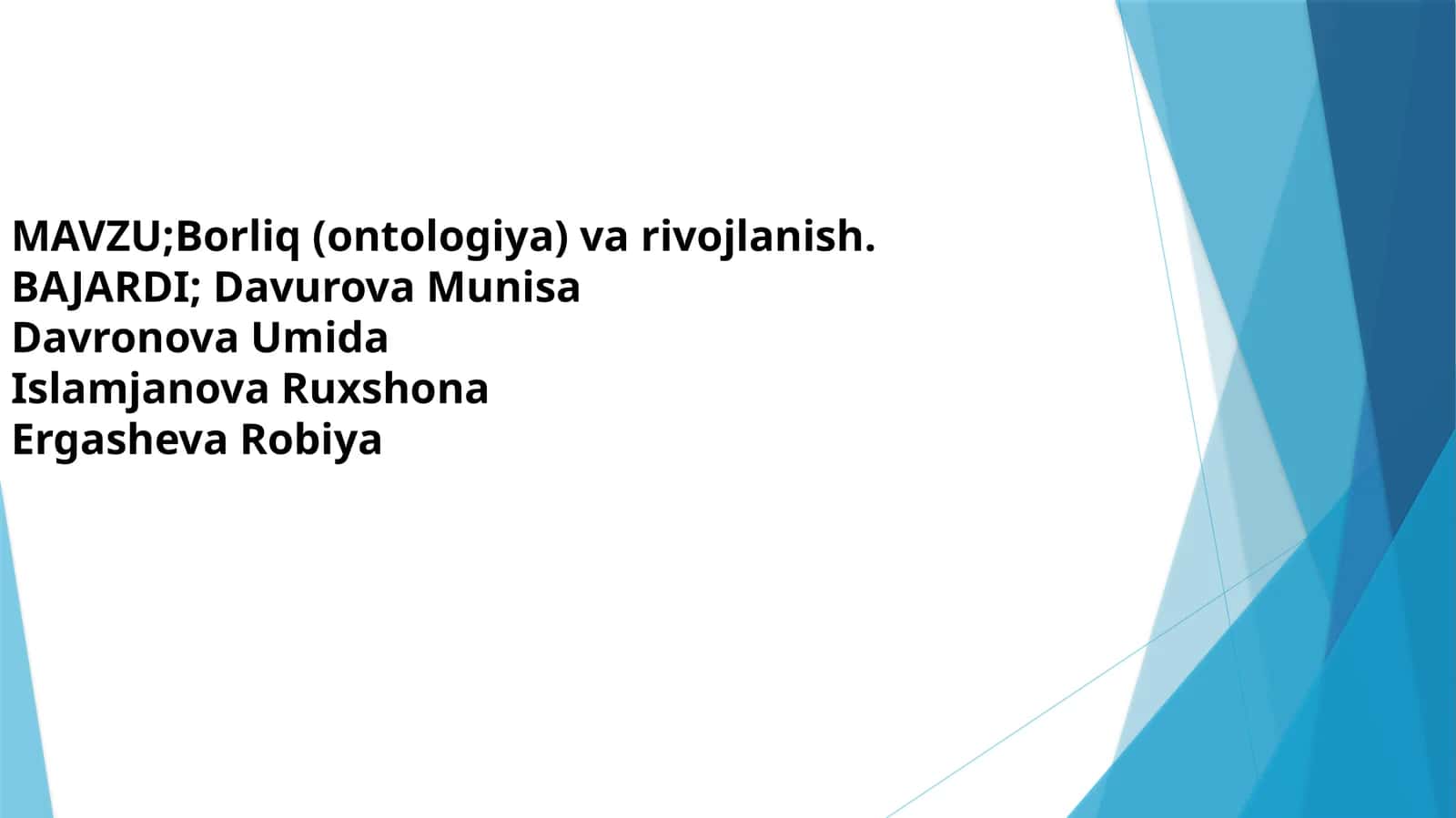 Borliq(ontologiya)
