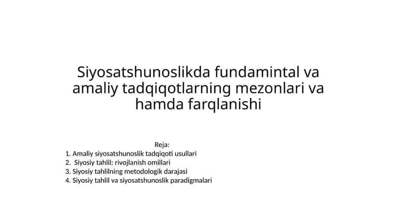 Siyosiy tahlil