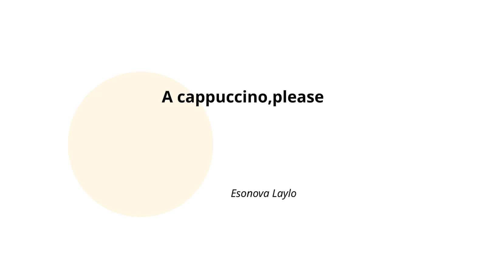 History of Cappuccino