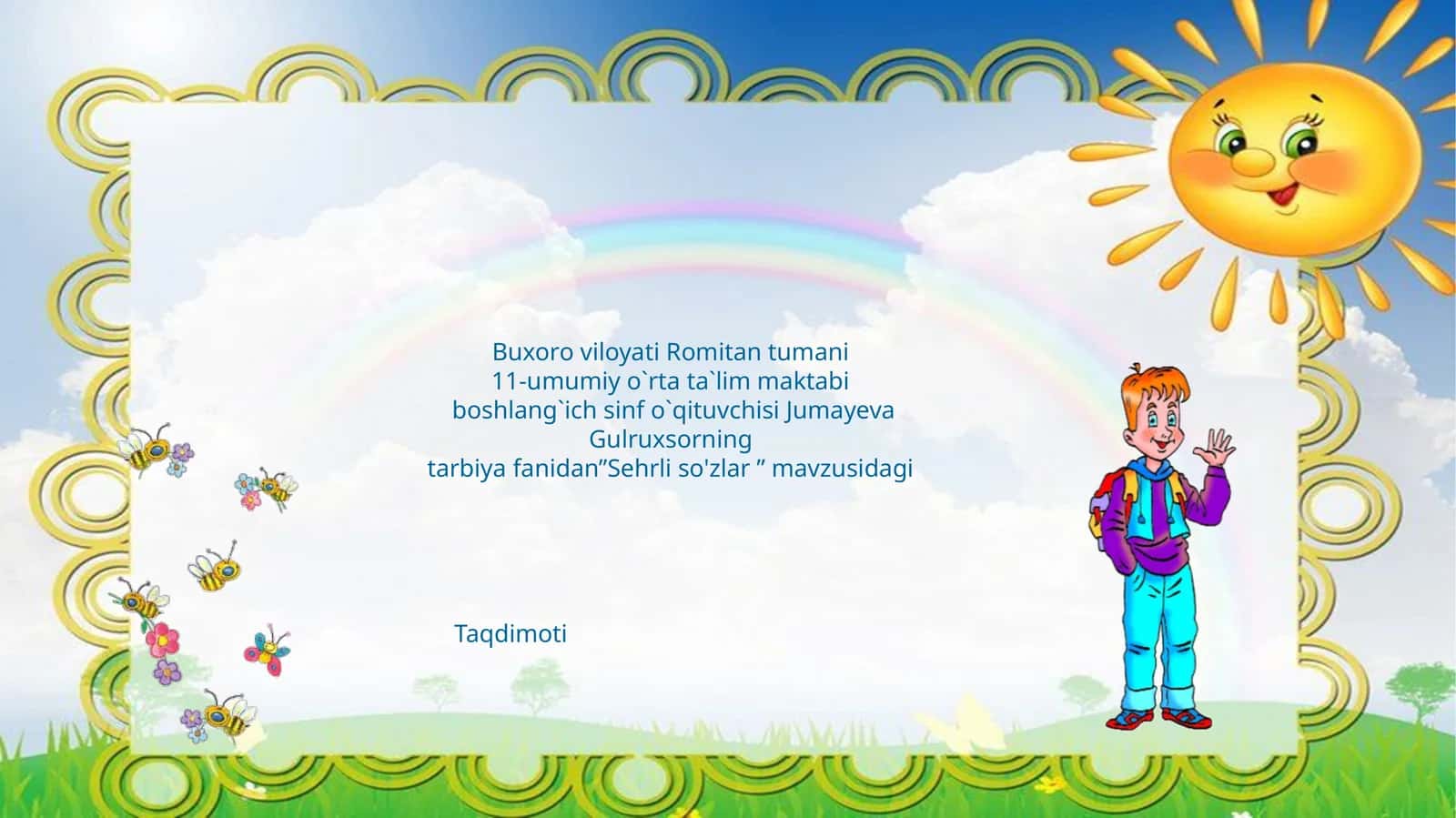 Sehrli so'zlar