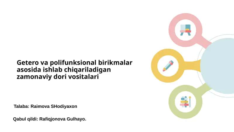 Zamonaviy dori vositalari