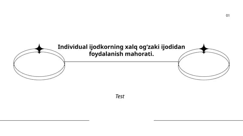 Xalq og‘zaki ijodidan foydalanish mahorati