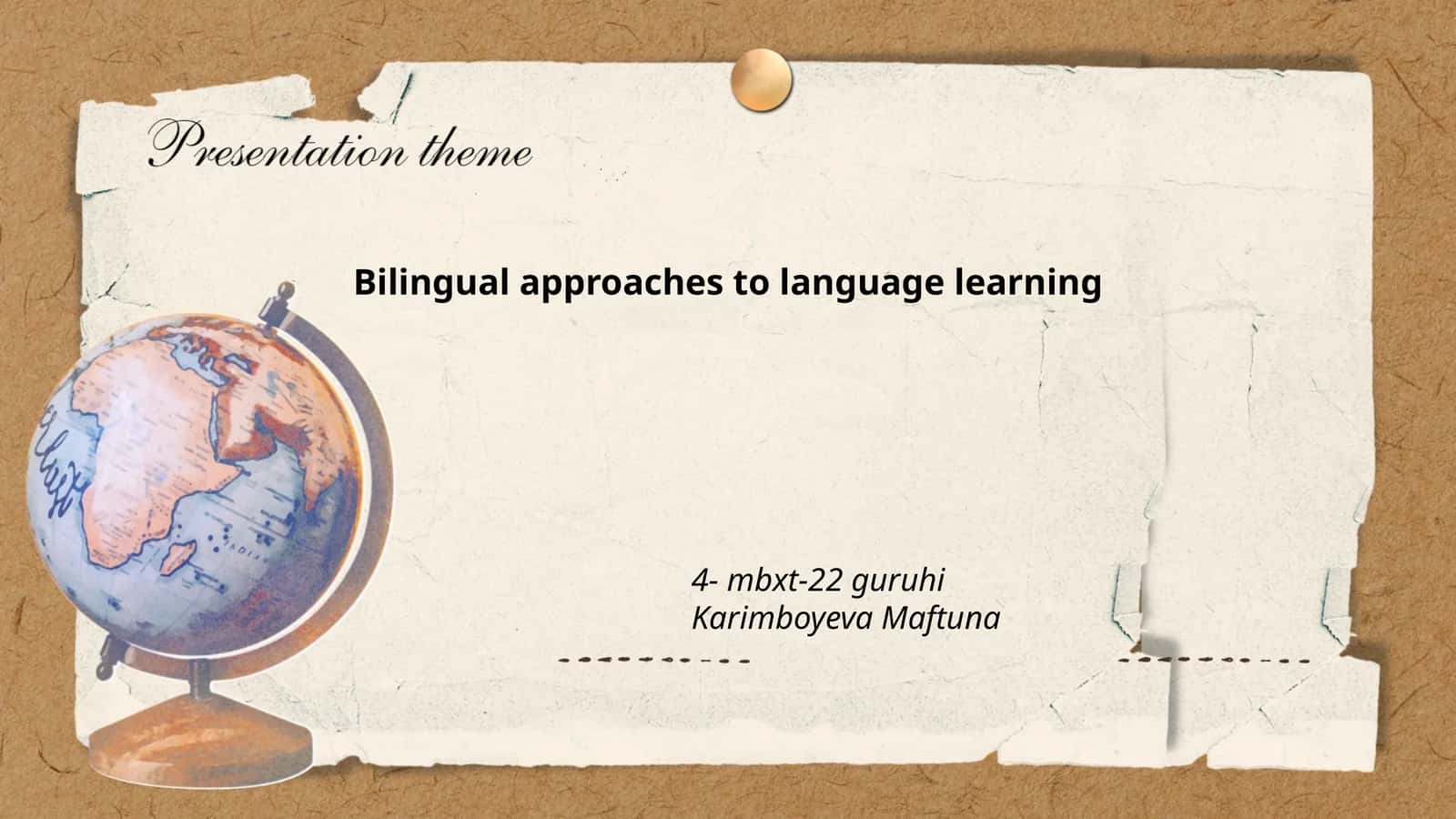 Bilingual approaches to language learning