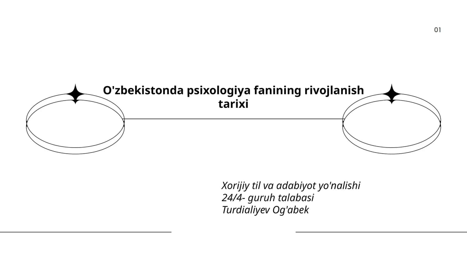 O'zbekistonda psixologiya fanining rivojlanish tarixi