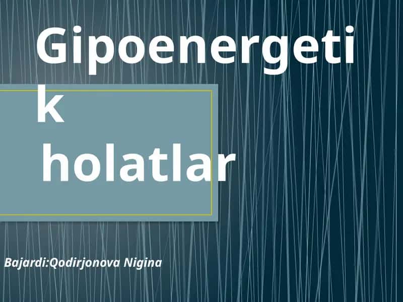 Gipoenergetikholatlar