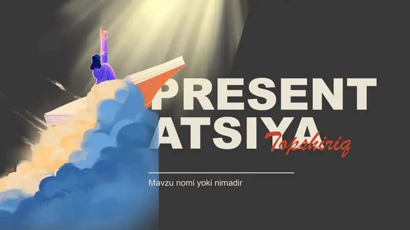 Maktab o'quvchilari uchun universal prezentatsiya shabloni