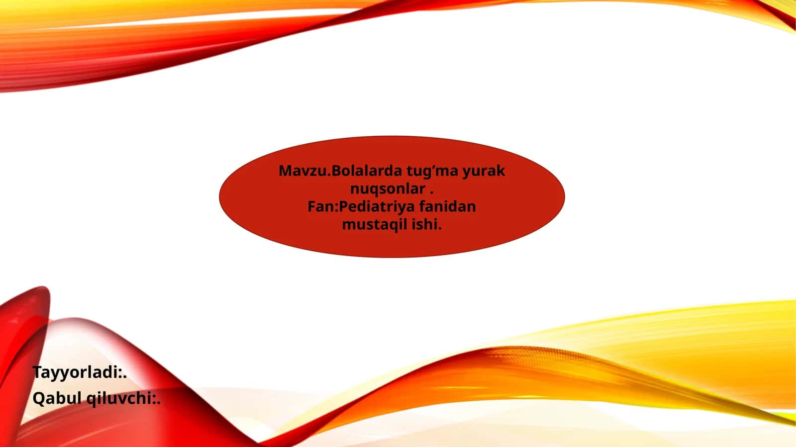 Bolalarda Tug'ma Yurak Nuqsonlari