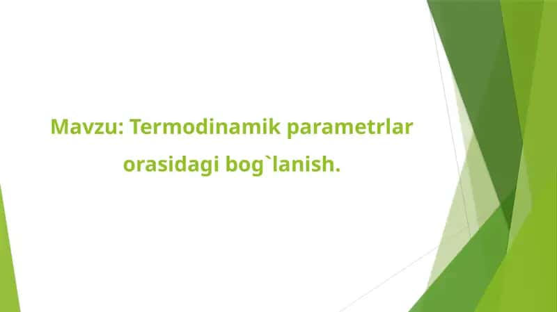 Issiqlik texnikasi kursi