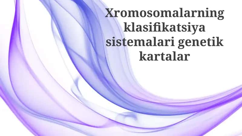 Xromosomalarning klasifikatsiya sistemalari