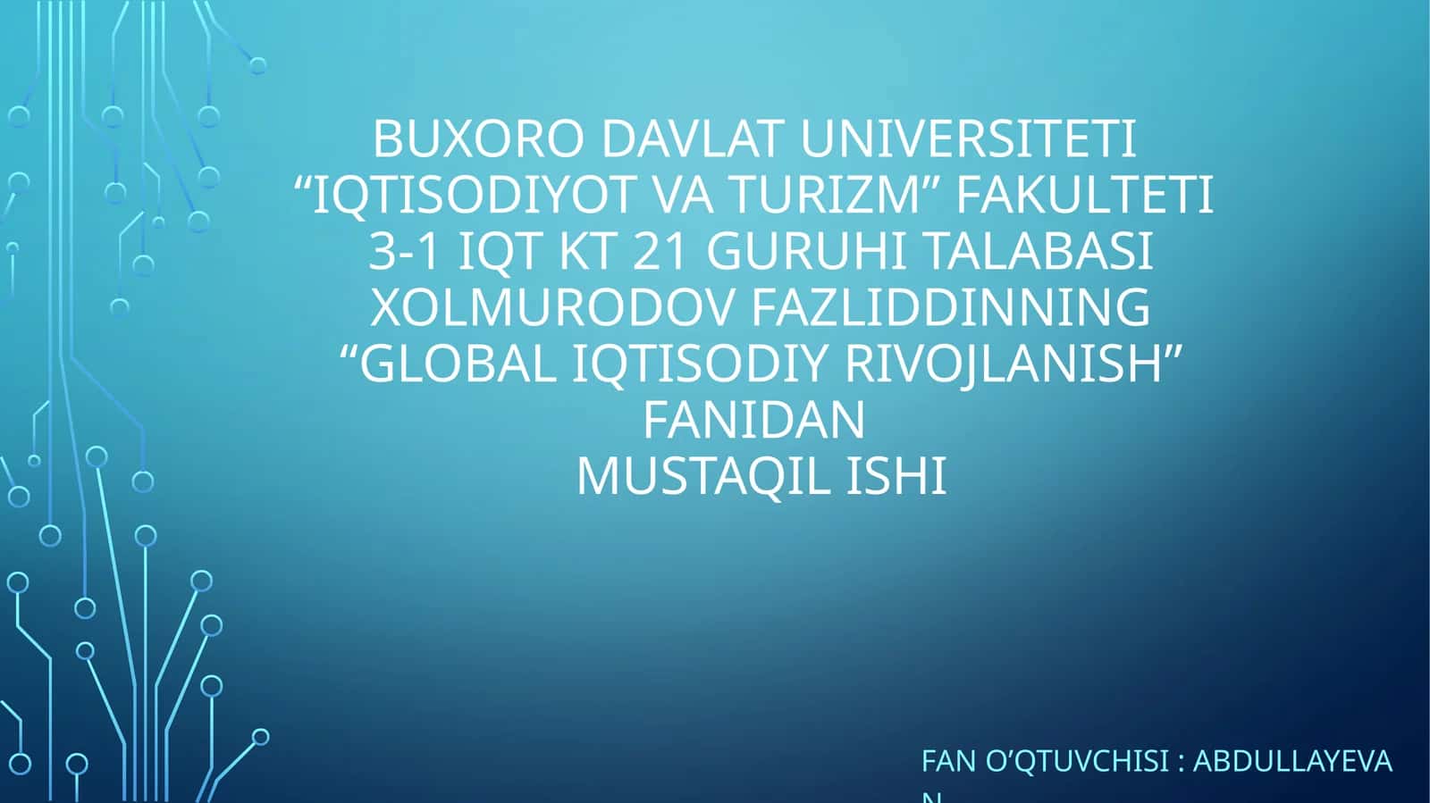 Markaziy Osiyoda iqtisodiy integratsiya