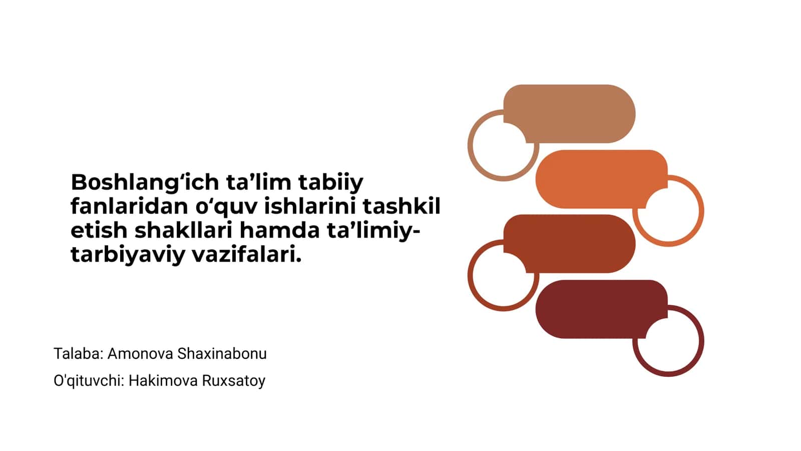 Boshlang‘ich ta’lim tаbiiy fаnlаridаn о‘quv ishlаri