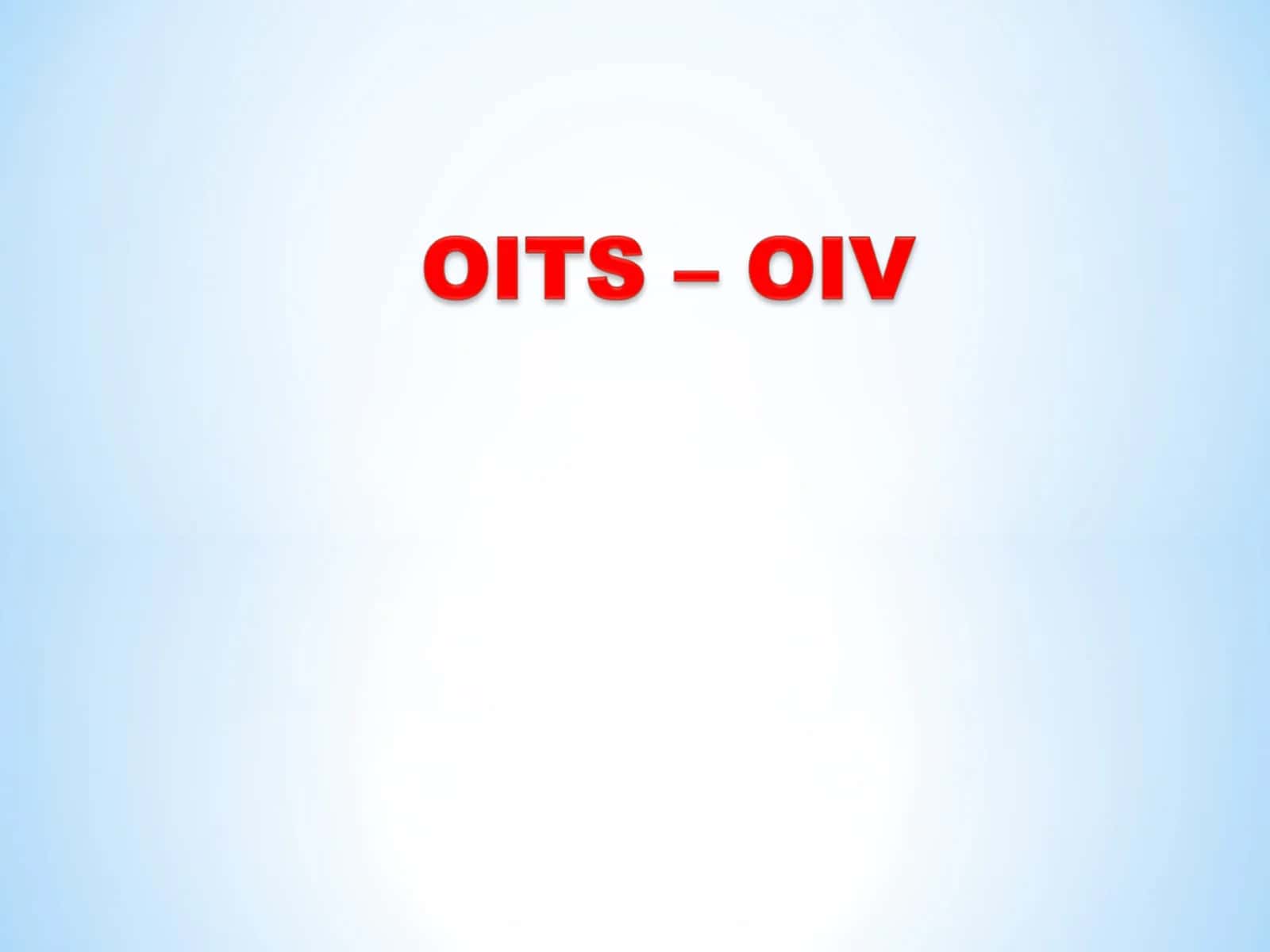 OITS virusi