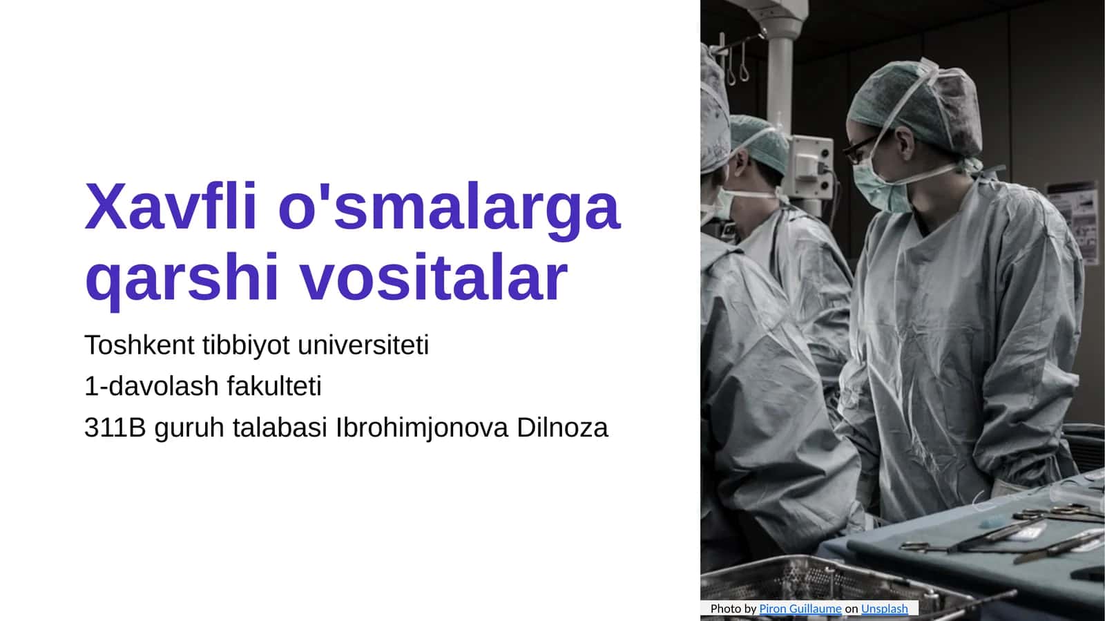 Xavfli o'smalarga qarshi vositalar