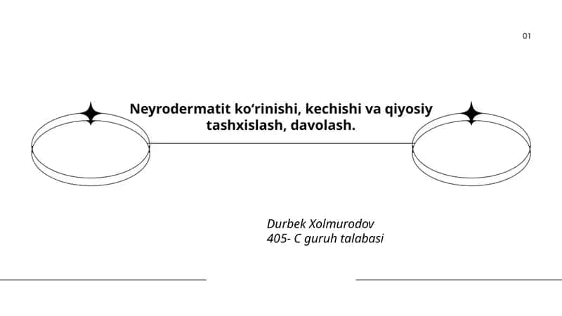 Neyrodermatit koʻrinishi, kechishi va qiyosiy tashxislash, davolash