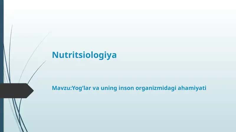 Nutritsiologiya