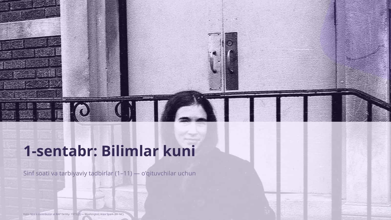 1-sentabr: Bilimlar kuni