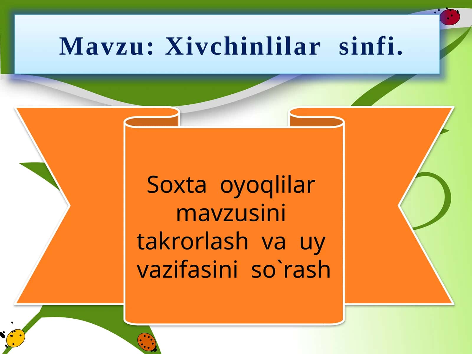 Xivchinlilar sinfi