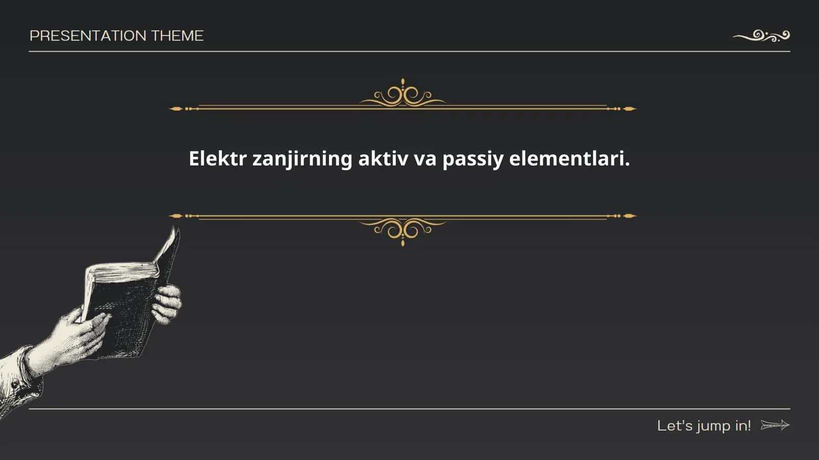 Elektr zanjirning aktiv va passiy elementlari