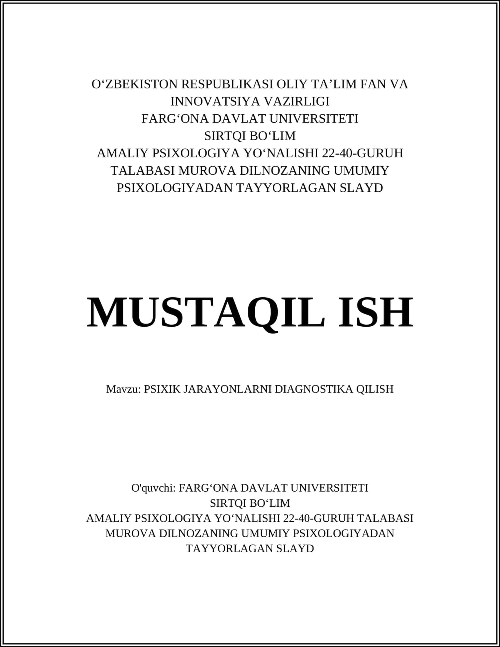 Emotsional Holatlarni Baholash