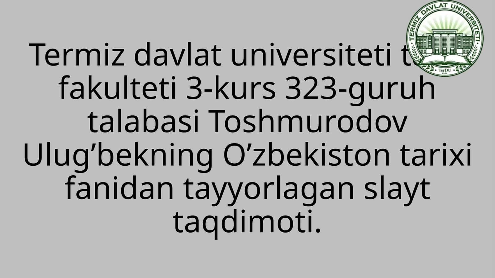 Qoraqalpog’iston Respublikasi Mustaqillik Davri