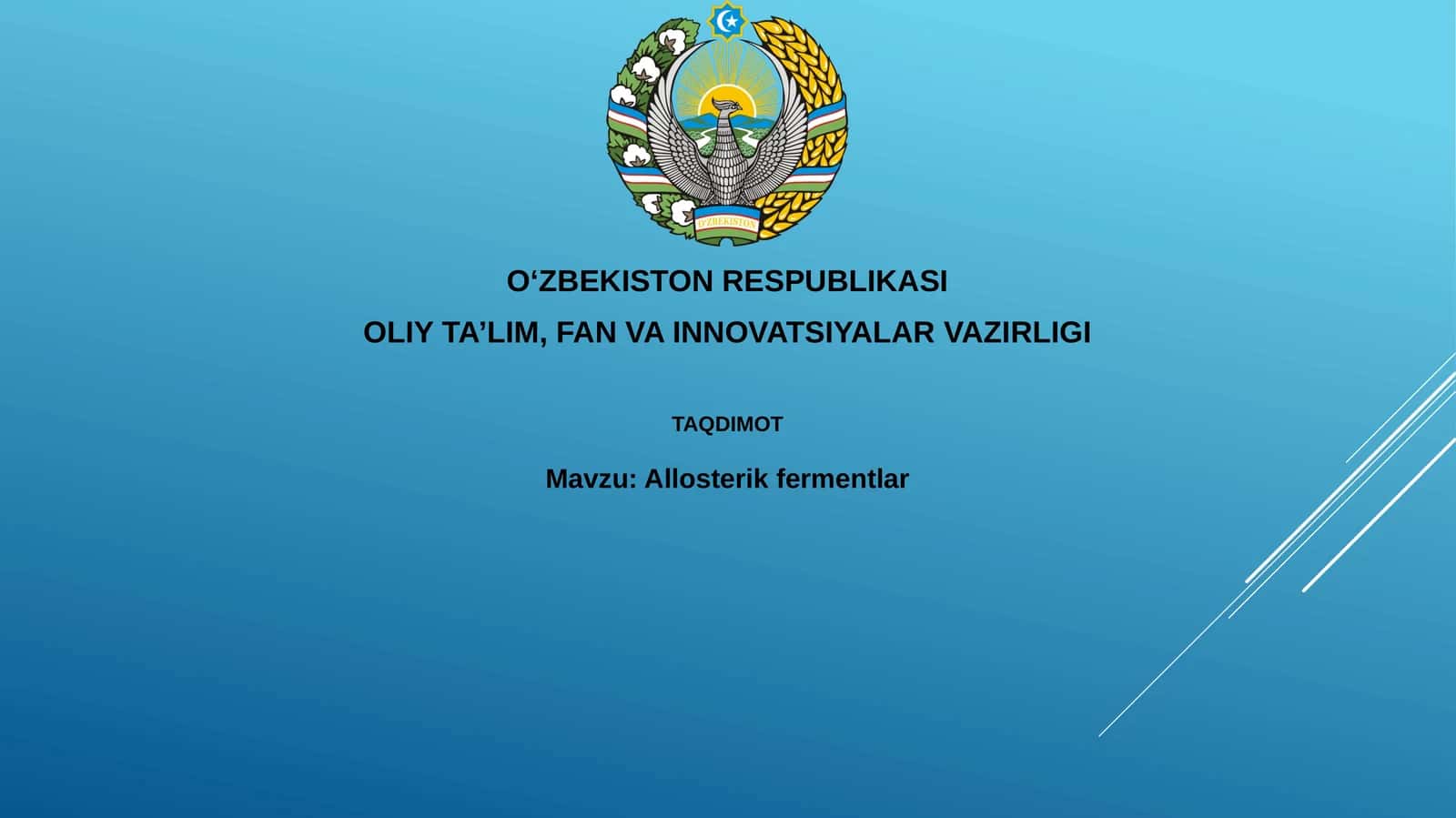 Allosterik fermentlar