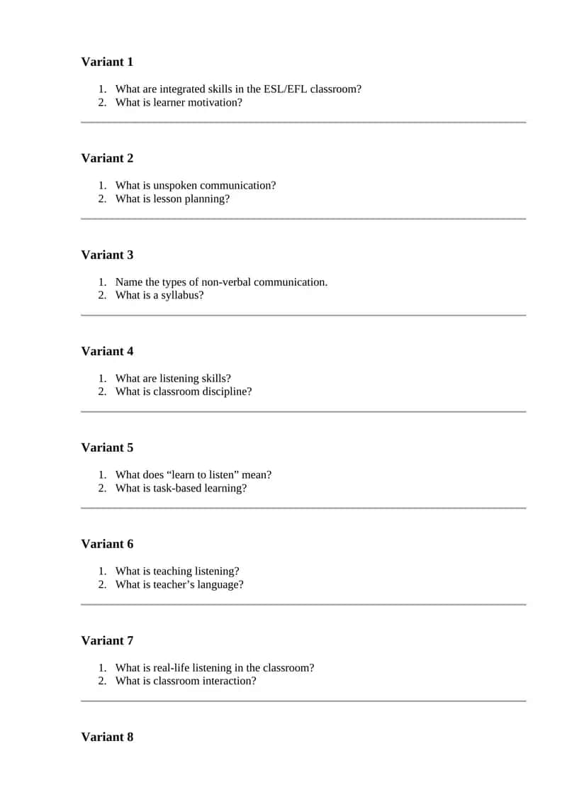 PPP TEFL Teaching Methodology