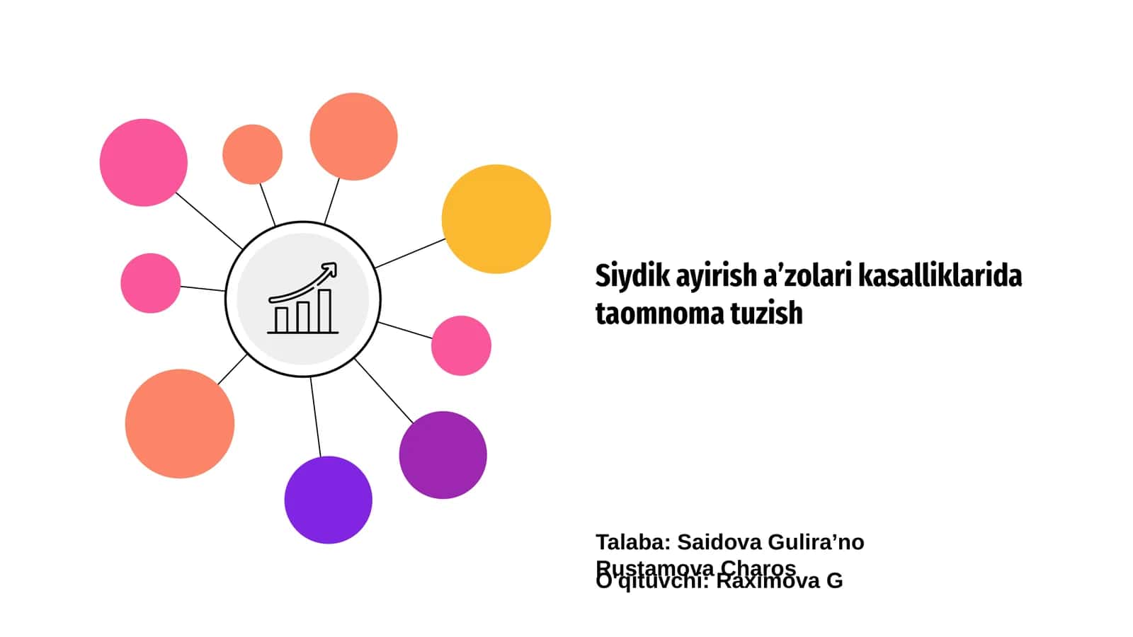 Siydik ayirish aʼzolari kasalliklarida taomnoma tuzish