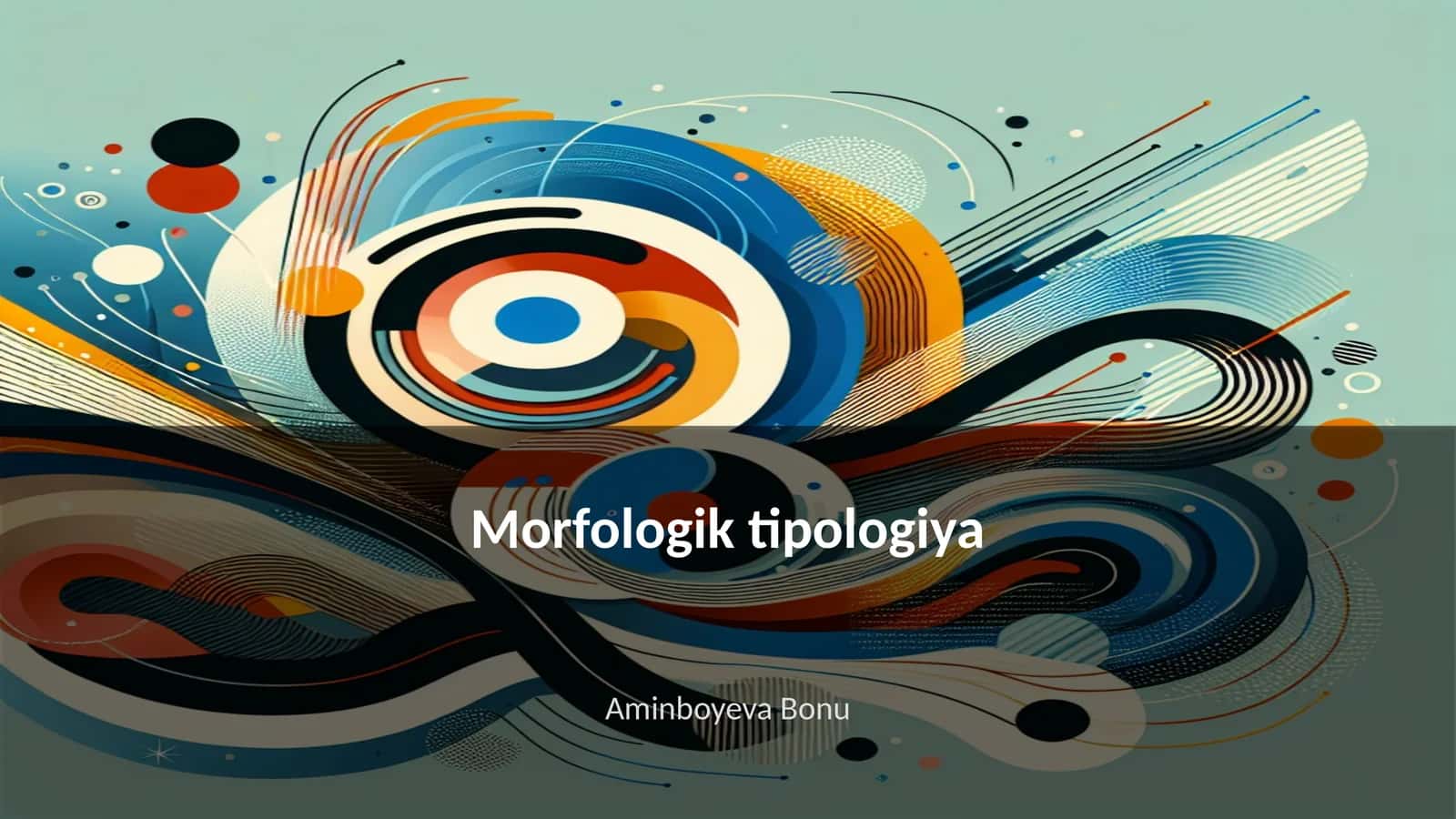 Morfologik tipologiya