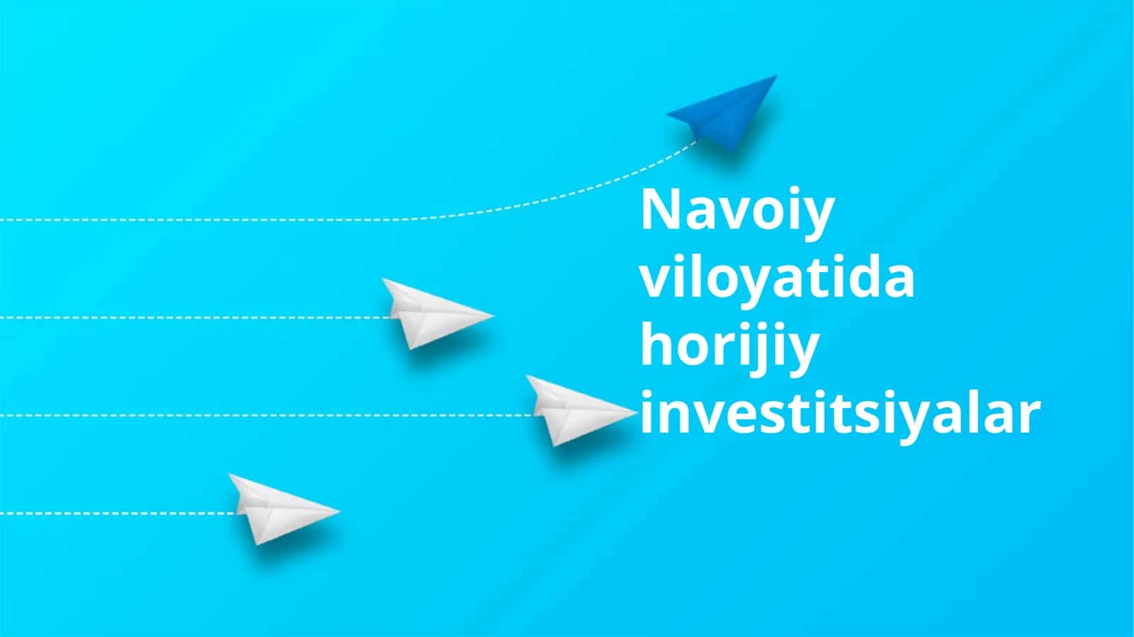 Navoiy viloyatida horijiy investitsiyalar