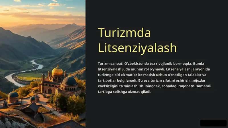 Turizmda Litsenziyalash