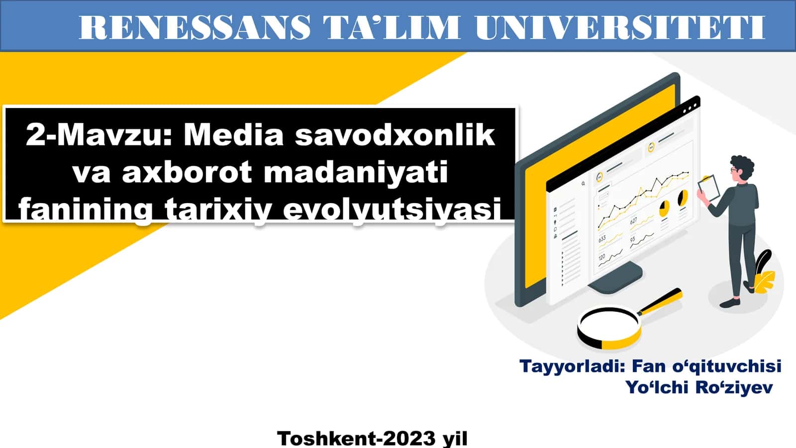 Mediasavodxonlik va axborot madaniyatini fanining tarixiy evolyutsiyasi