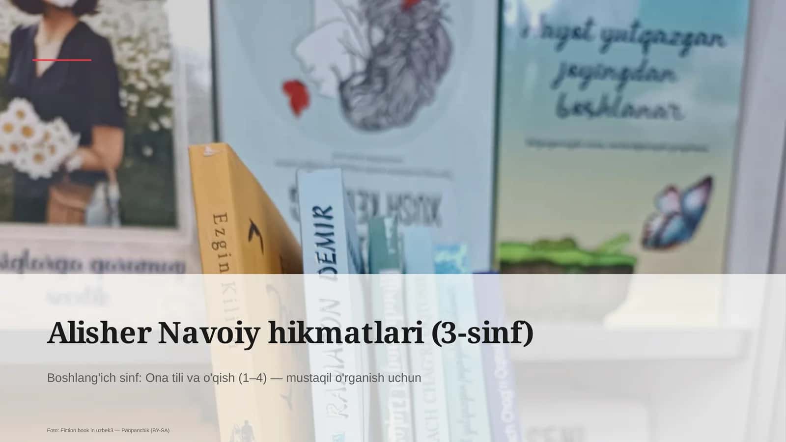Alisher Navoiy hikmatlari (3-sinf)