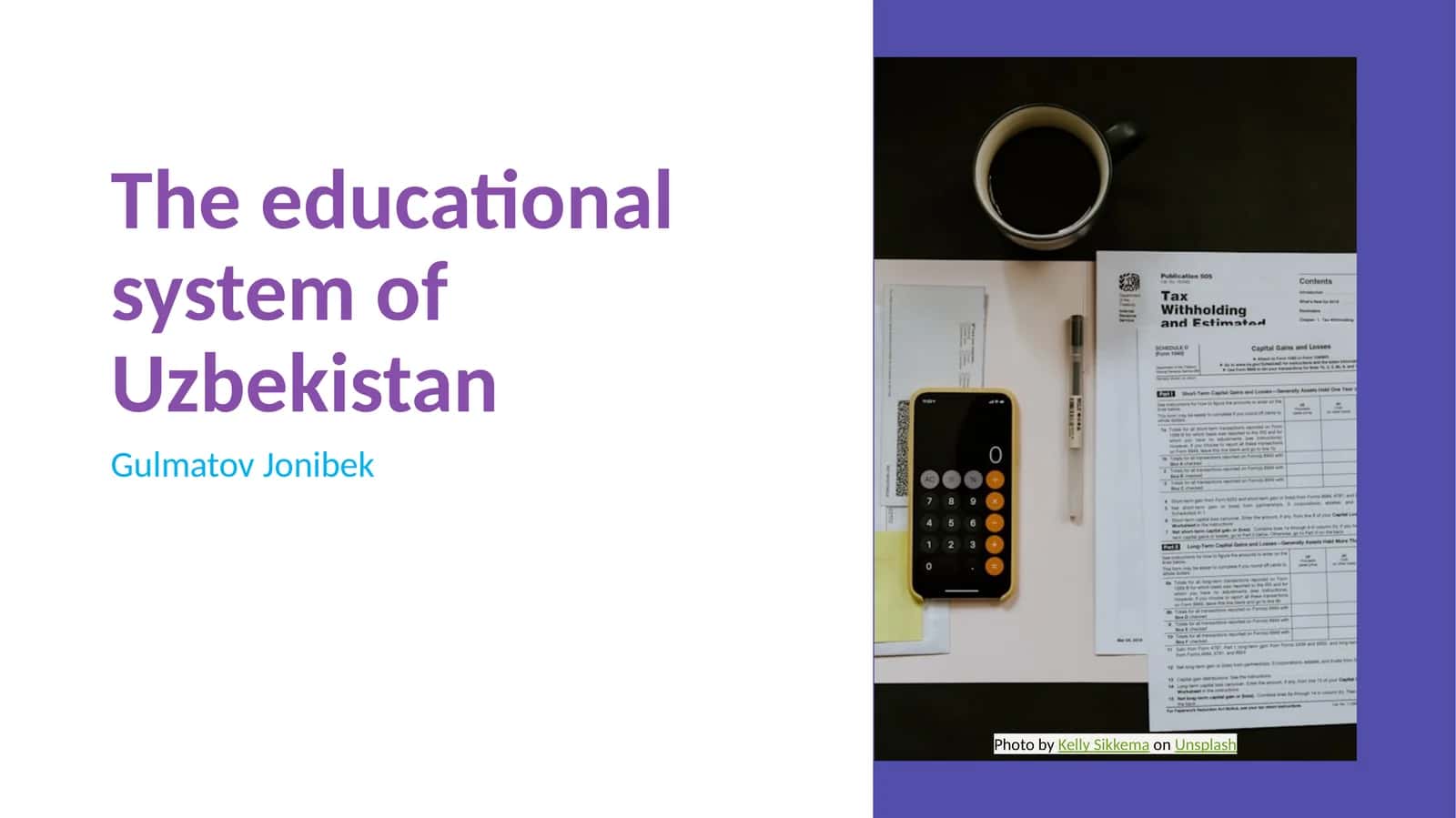 The educational system of Uzbekistan