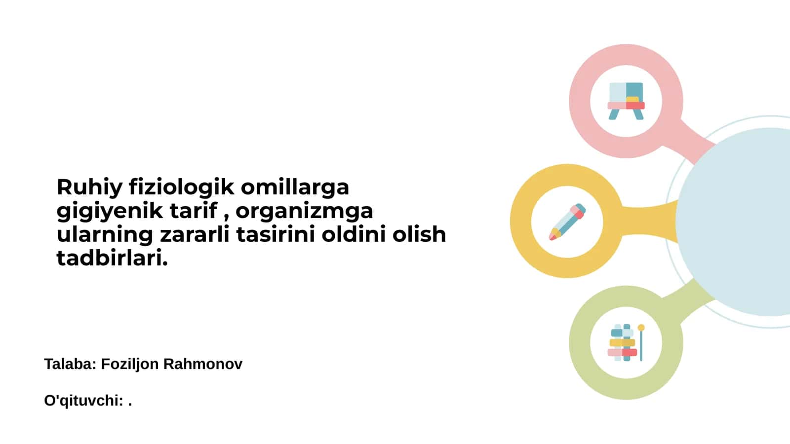Ruhiy va fiziologik omillar: Ta'rifi