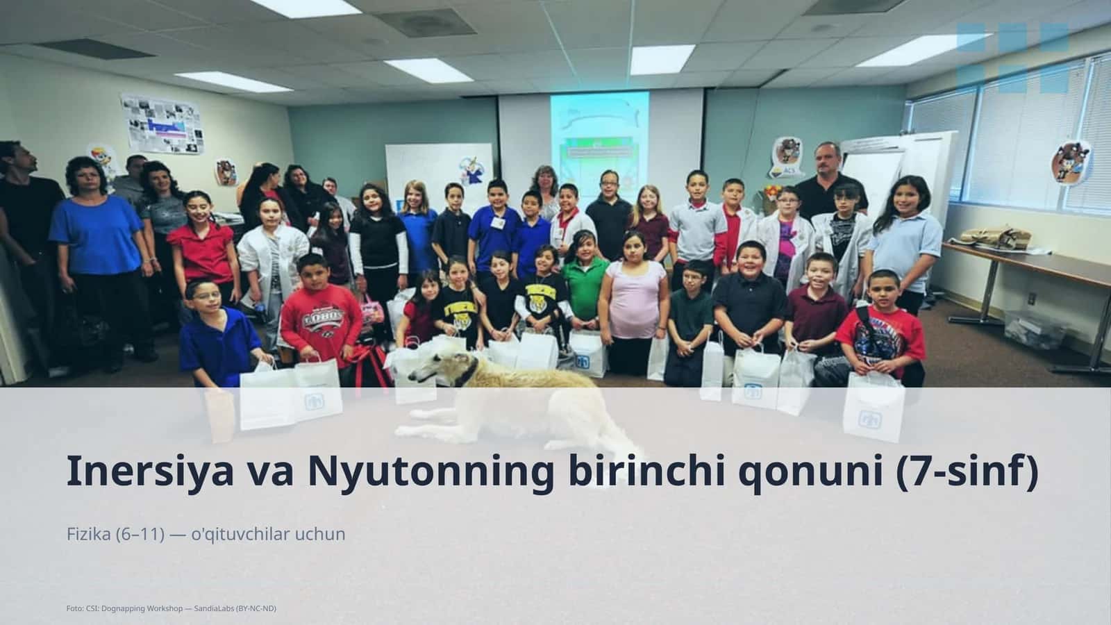 Inersiya va Nyutonning birinchi qonuni (7-sinf)