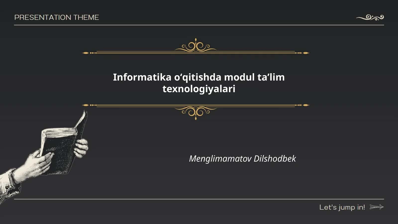 Axborot texnologiyalarini oʻqitishda modul taʼlim usuli