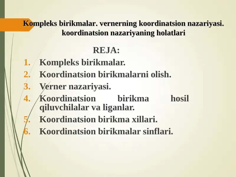 Kompleks birikmalar