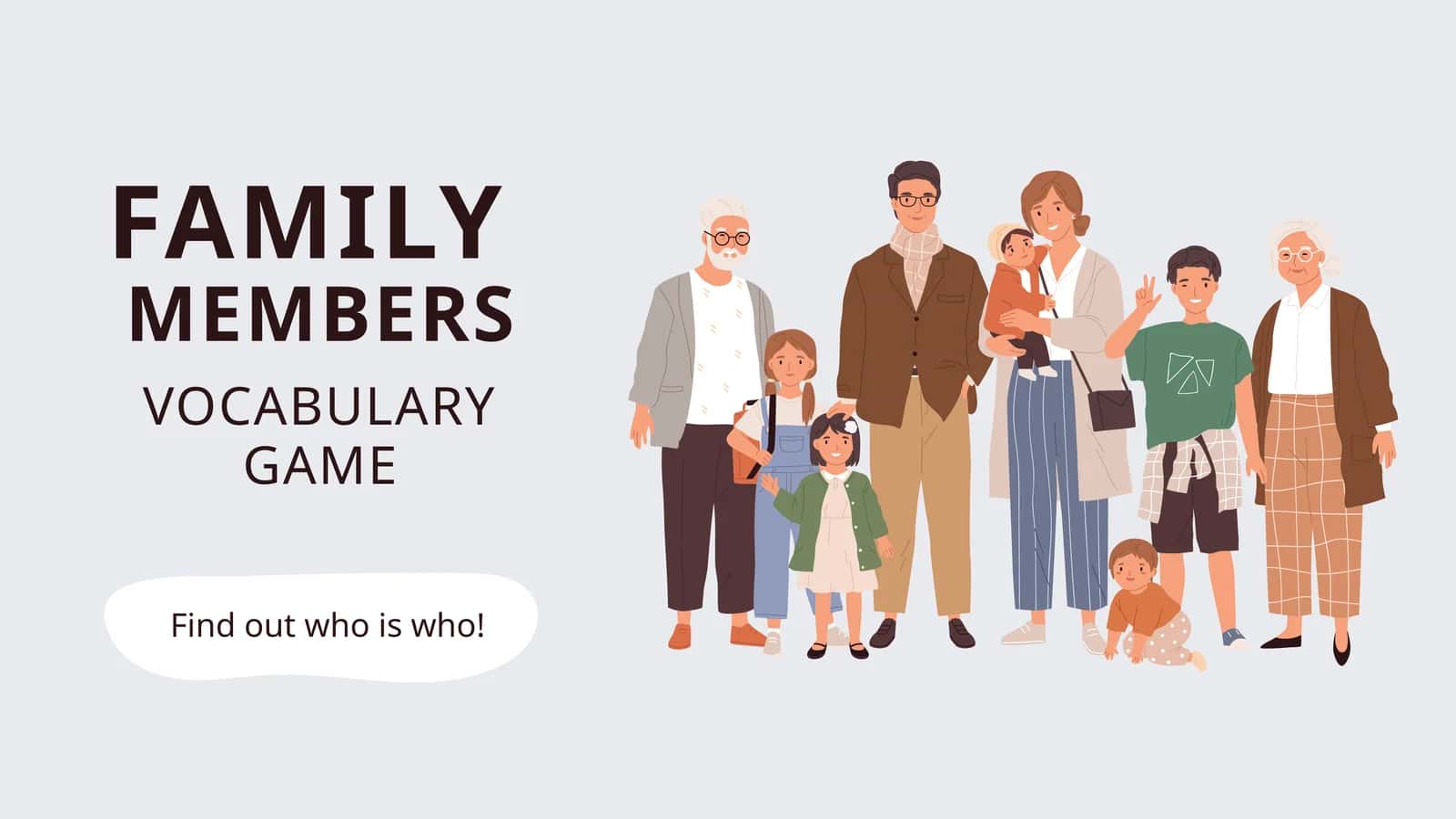Family Vocabulary Game