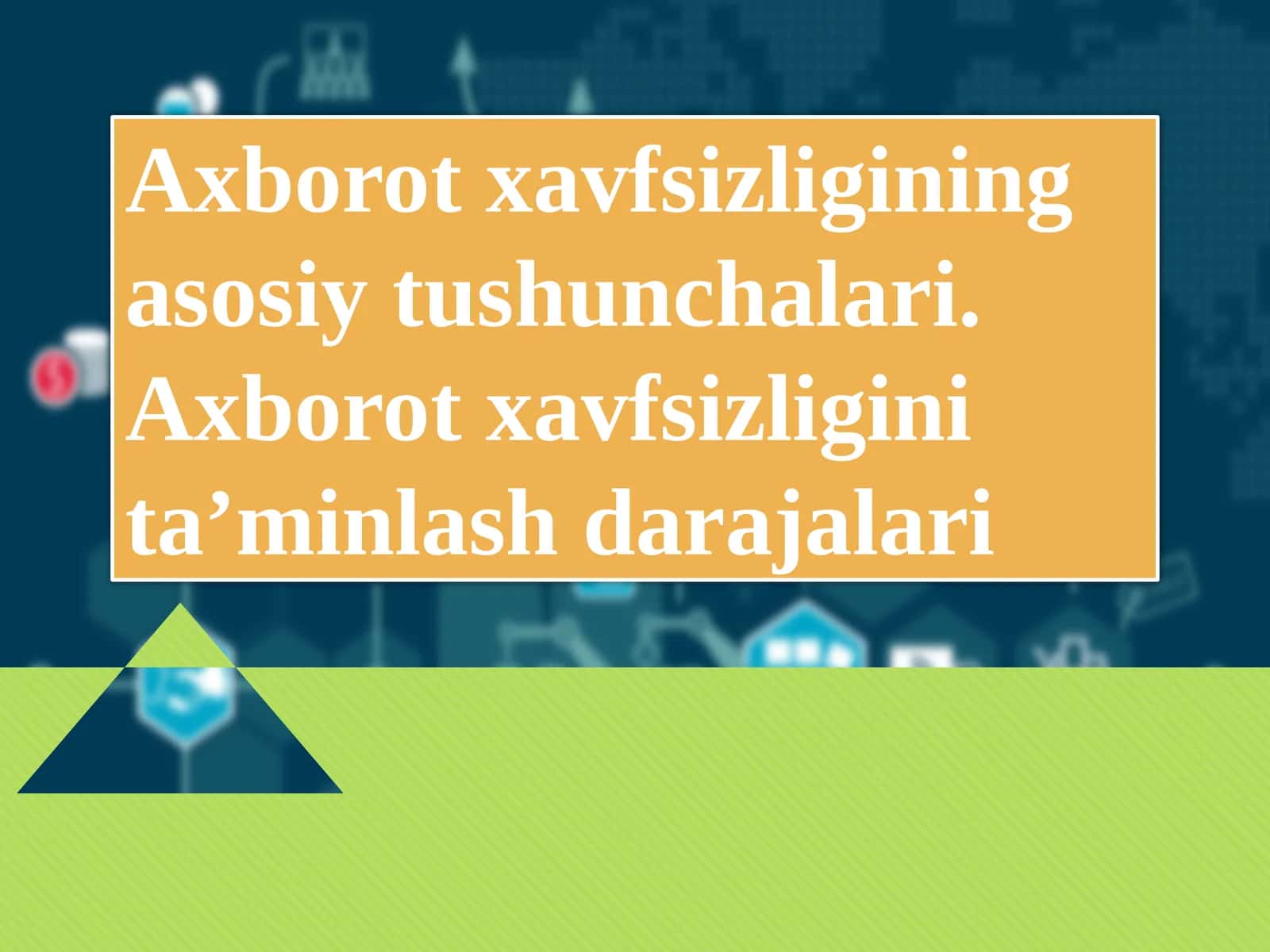 Axborot xavfsizligi